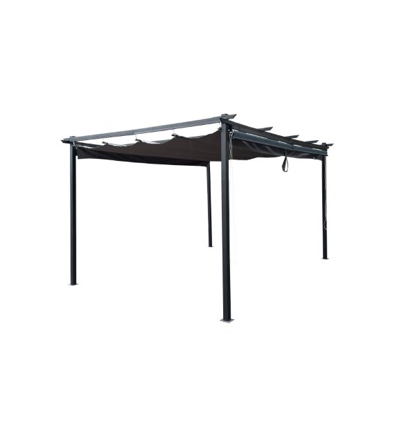 Pergola 3x4x2,4m/h z 4 markizami bocznymi