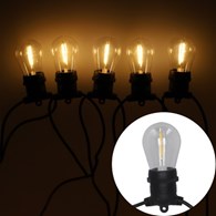 Girlanda LED Filament ze zwisami, aplikacja, ciepły-biały, zew, 19m+3m, pilot