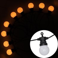 Girlanda LED, aplikacja, 10m+3m, RGB, zew