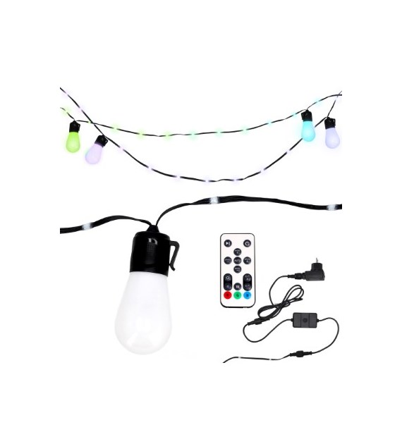 Girlanda LED, Aplikacja, 15 LED, 1350+200cm, 10 m, zew,