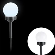 Kula solarna, światło białe, 33 cm wys.