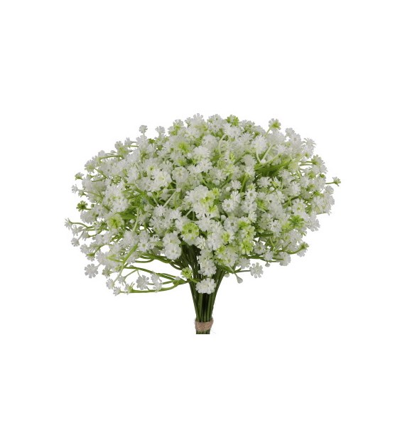 20 gałązek gipsówki związanych sznurkiem jutowym, 30cm, mix kolorów