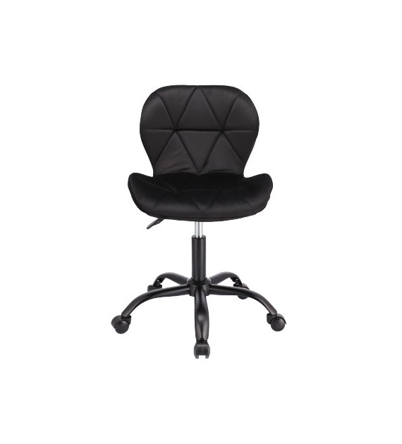 Krzesło obrotowe ENDO, siedzisko welur czarne