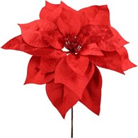 Gwiazda betlejemska pik, 24cm, czerwony