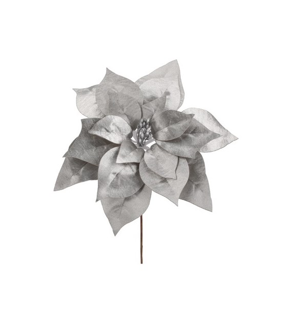 Gwiazda betlejemska pik, 24cm, srebrny