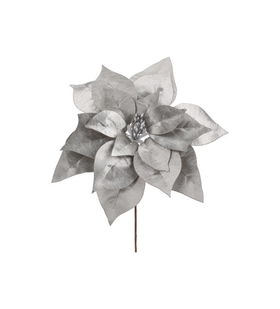 Gwiazda betlejemska pik, 24cm, srebrny