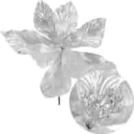 Gwiazda betlejemska pik, 24cm, srebrny