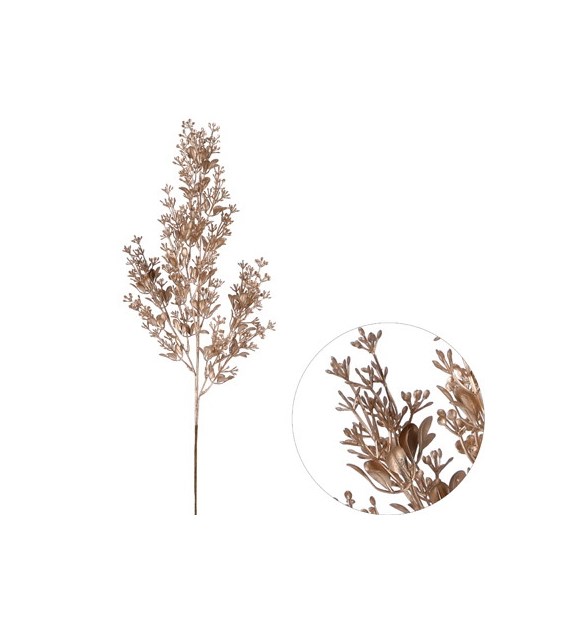 Gałązka dekoracyjna, 66cm, szampański