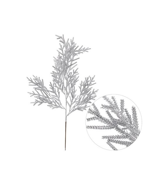 Gałązka dekoracyjna, 66cm, srebrny