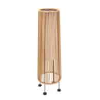 Lampa solarna, 68x17,5x17,5cm, brąz