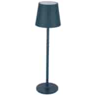 Lampa stołowa 11x37cm, niebieska