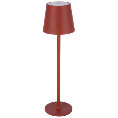 Lampa Stołowa 11x37cm - Czerwona