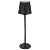Lampa stołowa 11x37cm, czarna