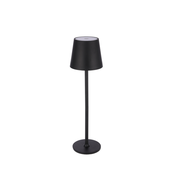 Lampa stołowa 11x37cm, czarna