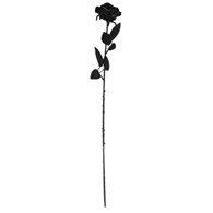 Gałązka róży, 60cm, czarny