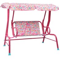 Huśtawka dziecięca,  115x75x110cm, różowy