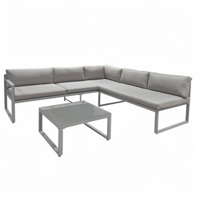 Aluminiowa Sofa Ogrodowa Z Poduszkami