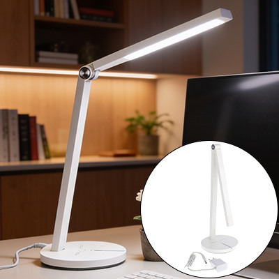 Lampka Biurkowa LED, 7W - Biała