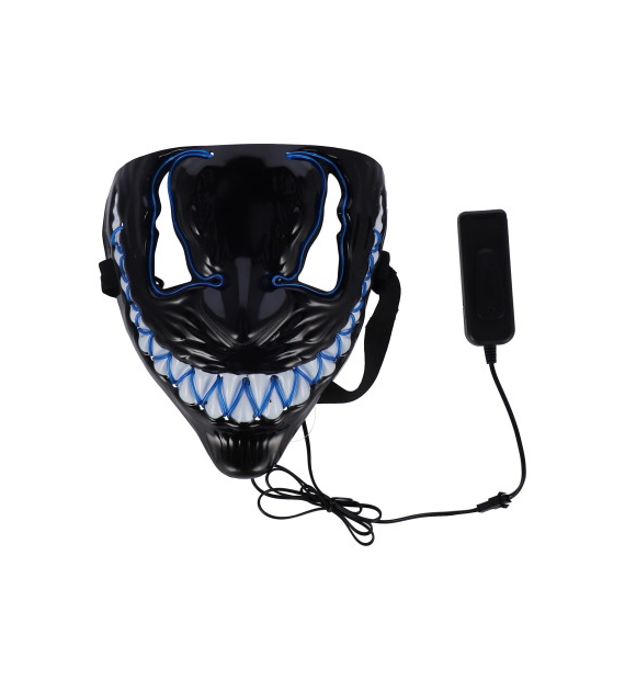 Maska LED wzorowana na postaci Venom