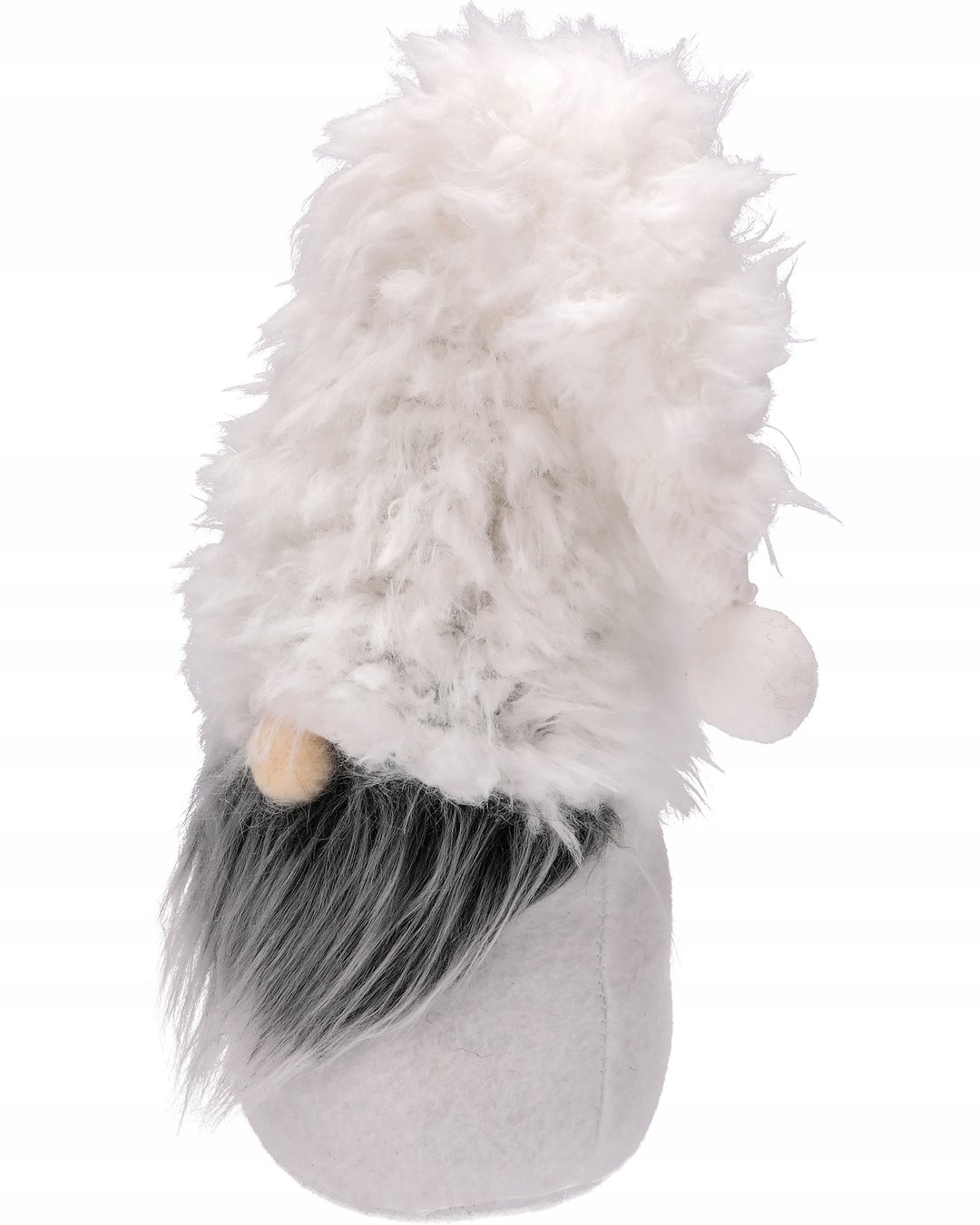Skrzat Z Materiału, 25 cm + 23 cm Czapka - Biały