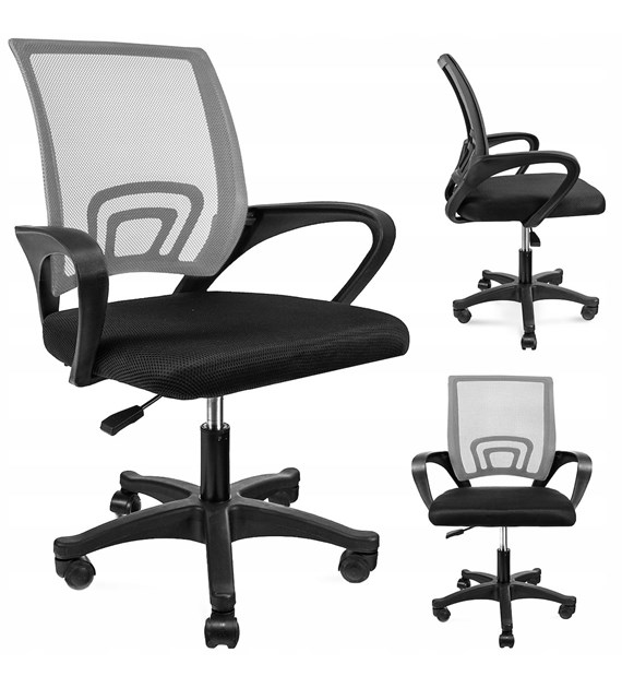 Fotel biurowy SMART, kolor szary