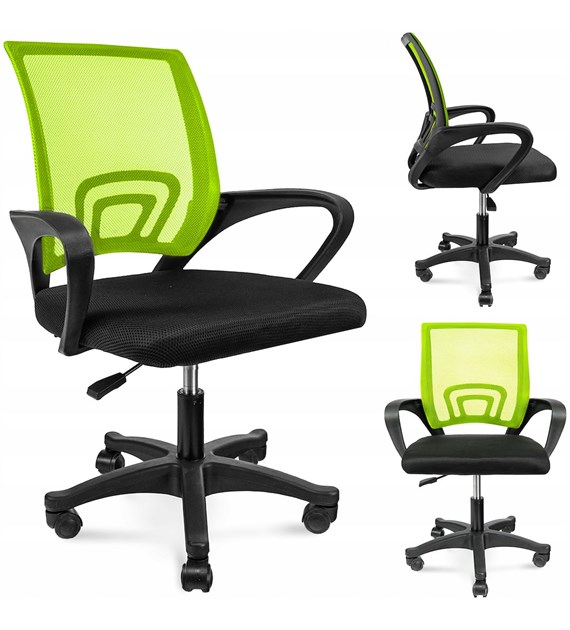 Fotel biurowy SMART, kolor zielony