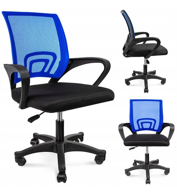 Fotel biurowy SMART, kolor niebieski