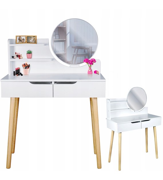 Toaletka SCANDI 2, 120x40x80 cm, biała