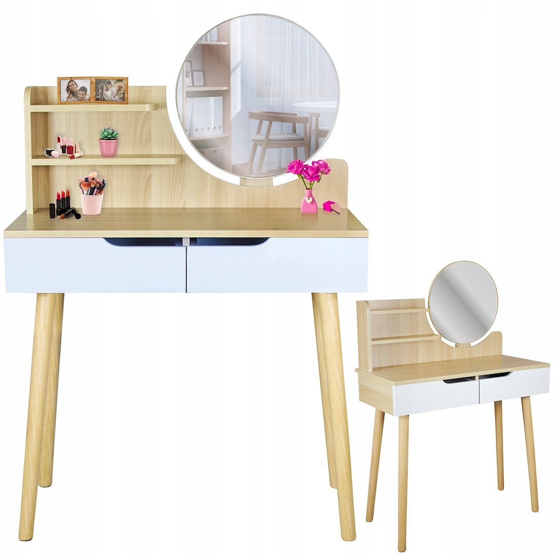 Toaletka SCANDI 2, 120x40x80 cm, Kolor Naturalny