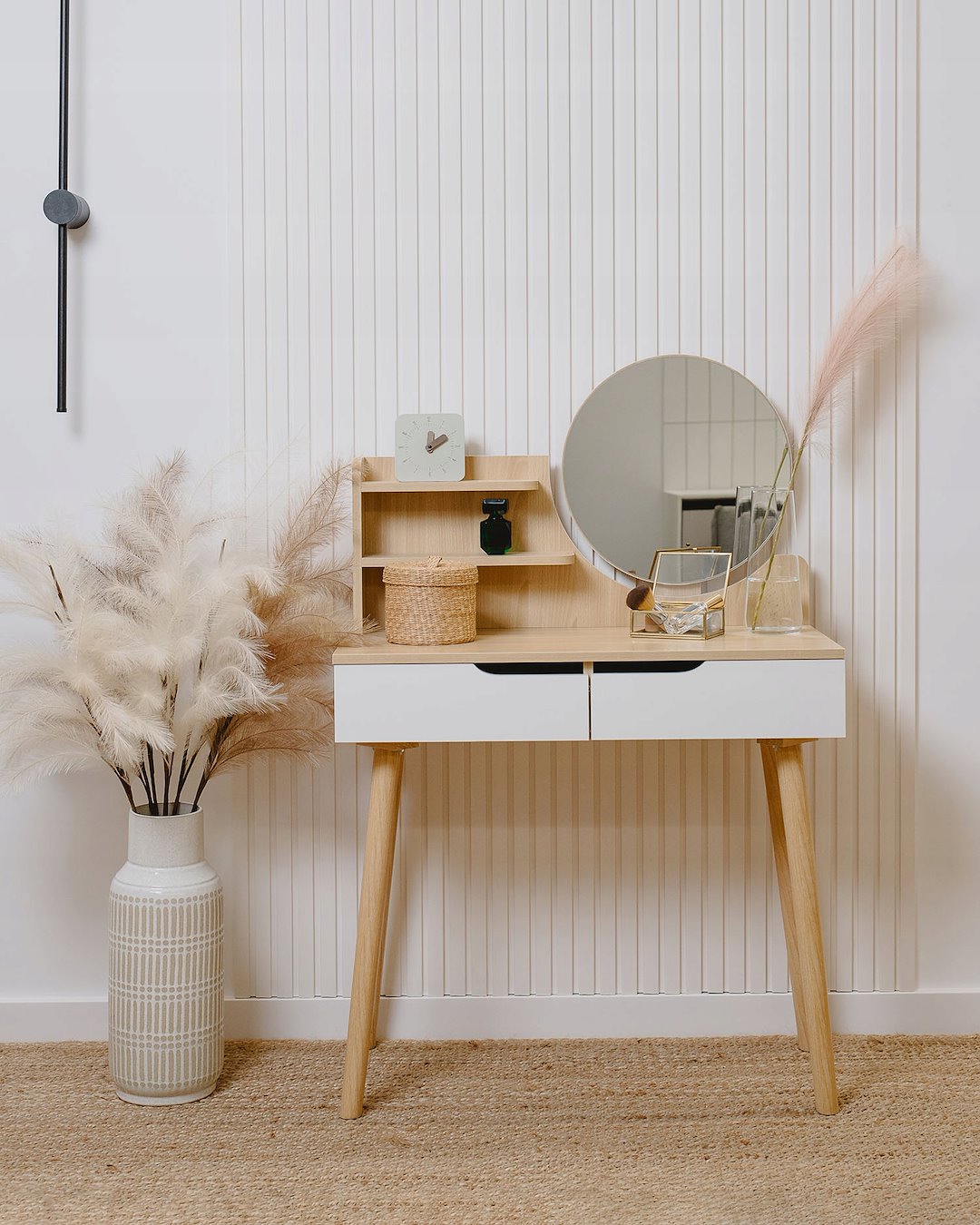 Toaletka SCANDI 2, 120x40x80 cm, Kolor Naturalny