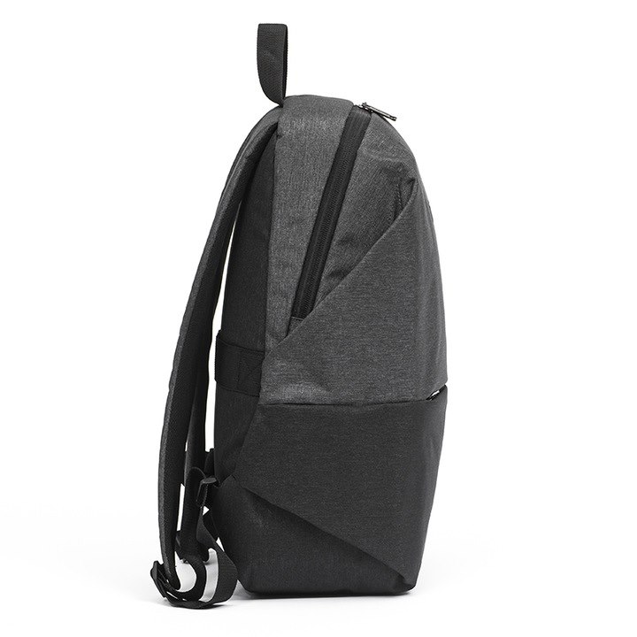 Plecak Materiałowy; Nylon, Kolor Melanż, 44x15x28cm
