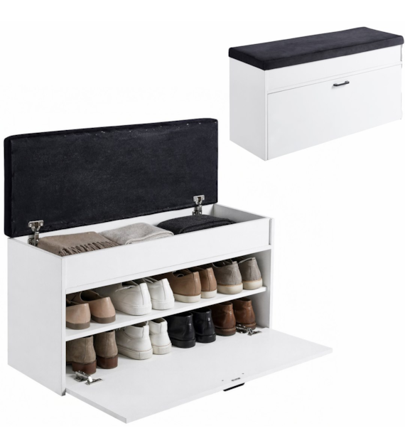 Szafka na buty z siedziskiem 100x35x49 cm