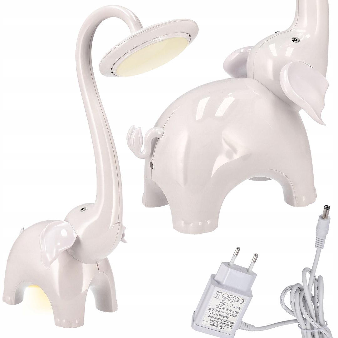 Lampka Biurkowa LED Dziecięca Słoń