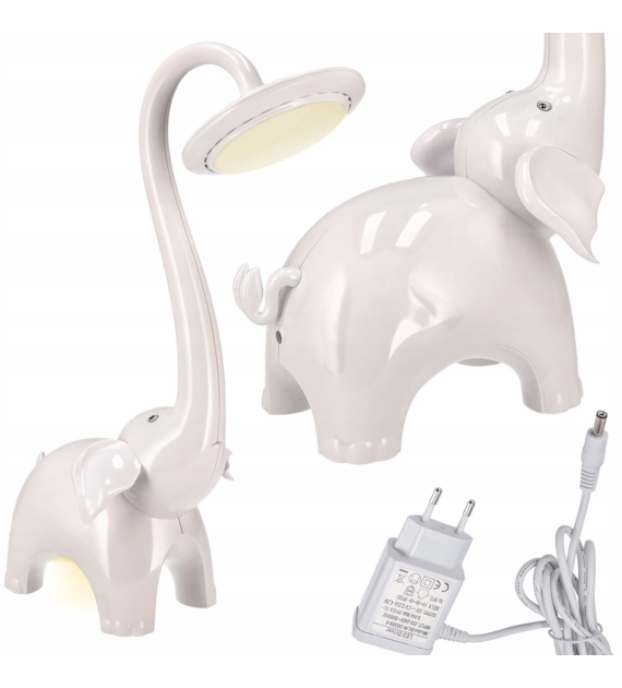 Lampka biurkowa LED dziecięca słoń