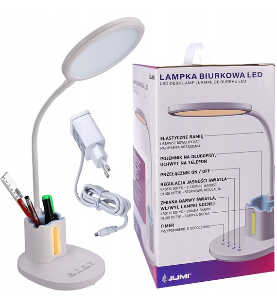 Lampka biurkowa LED do czytania