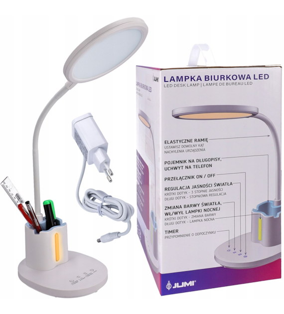 Lampka biurkowa LED do czytania