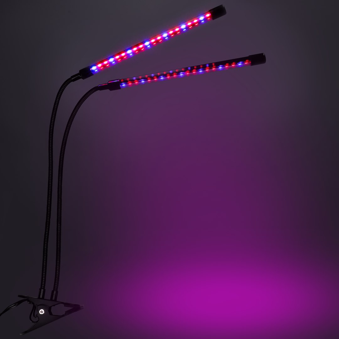 Uniwersalna Lampa Do Roślin Z Dwoma Panelami Świetlnymi, Na USB Bez Zasilacza