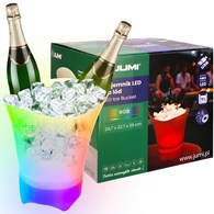 Pojemnik na lód, głośnik BT, 5 litrów, LED, RGB, USB wew.