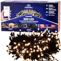 i illumination (SMART) Lampki 200 LED, ciepły biały, sieciowa, zew.