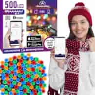 i illumination (SMART) Lampki 500 LED, multikolor, sieciowa, zew.