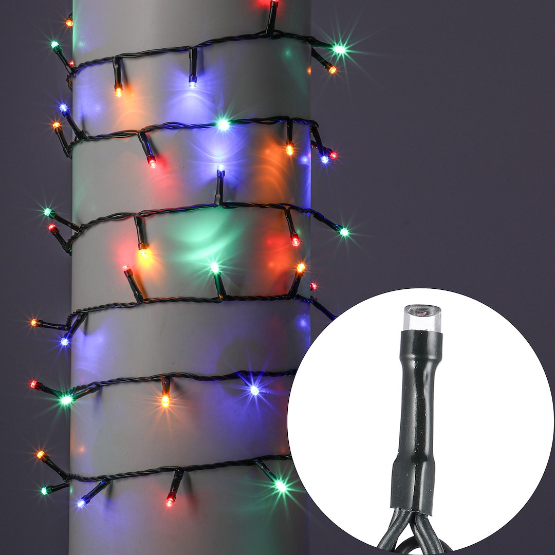 Girlanda 180LED, Dodatkowe Gniazdo, Timer, Multikolor, Sieciowa