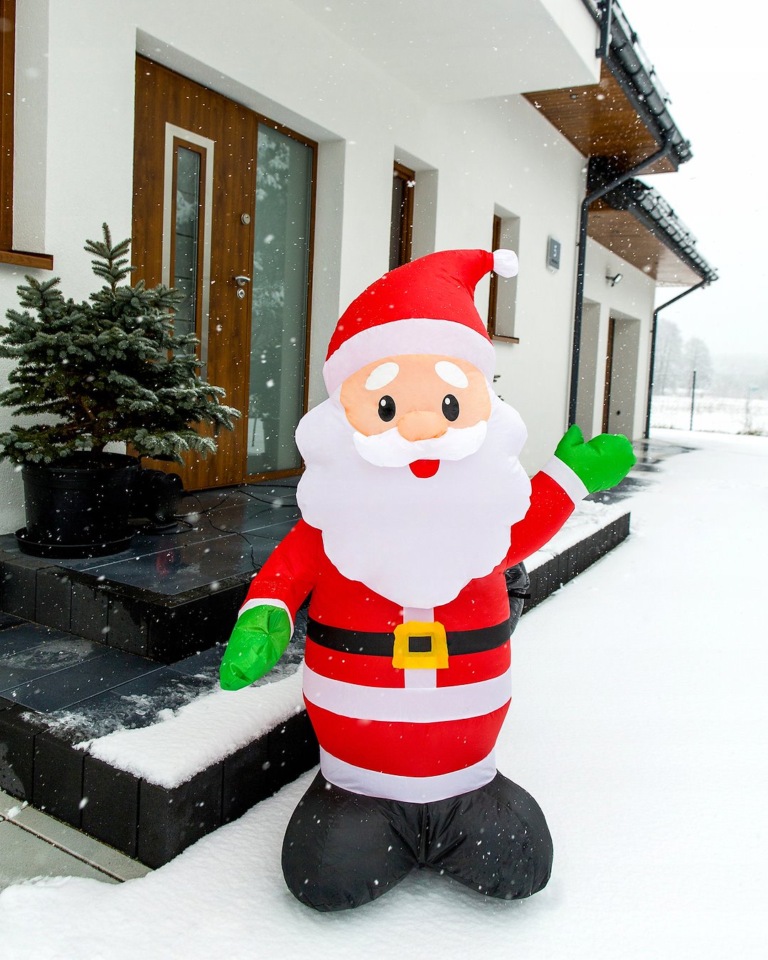 VEĽKÝ SVETIELKUJÚCI MIKULÁŠ – 125 cm (LED), Vianočný