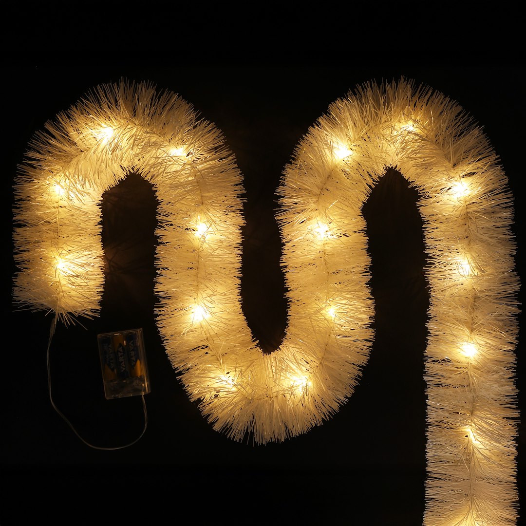 Łańcuch Choinkowy LED, 100mm X 6m - Biały