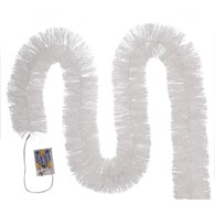 Łańcuch choinkowy LED, 100mm x 6m - biały