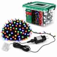 Girlanda 400LED kulki, 8 funkcji, multikolor, sieciowa, zew.