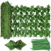 Liść matowy na balkon, 50x300, zielony. 100szt plastikowych haczyków