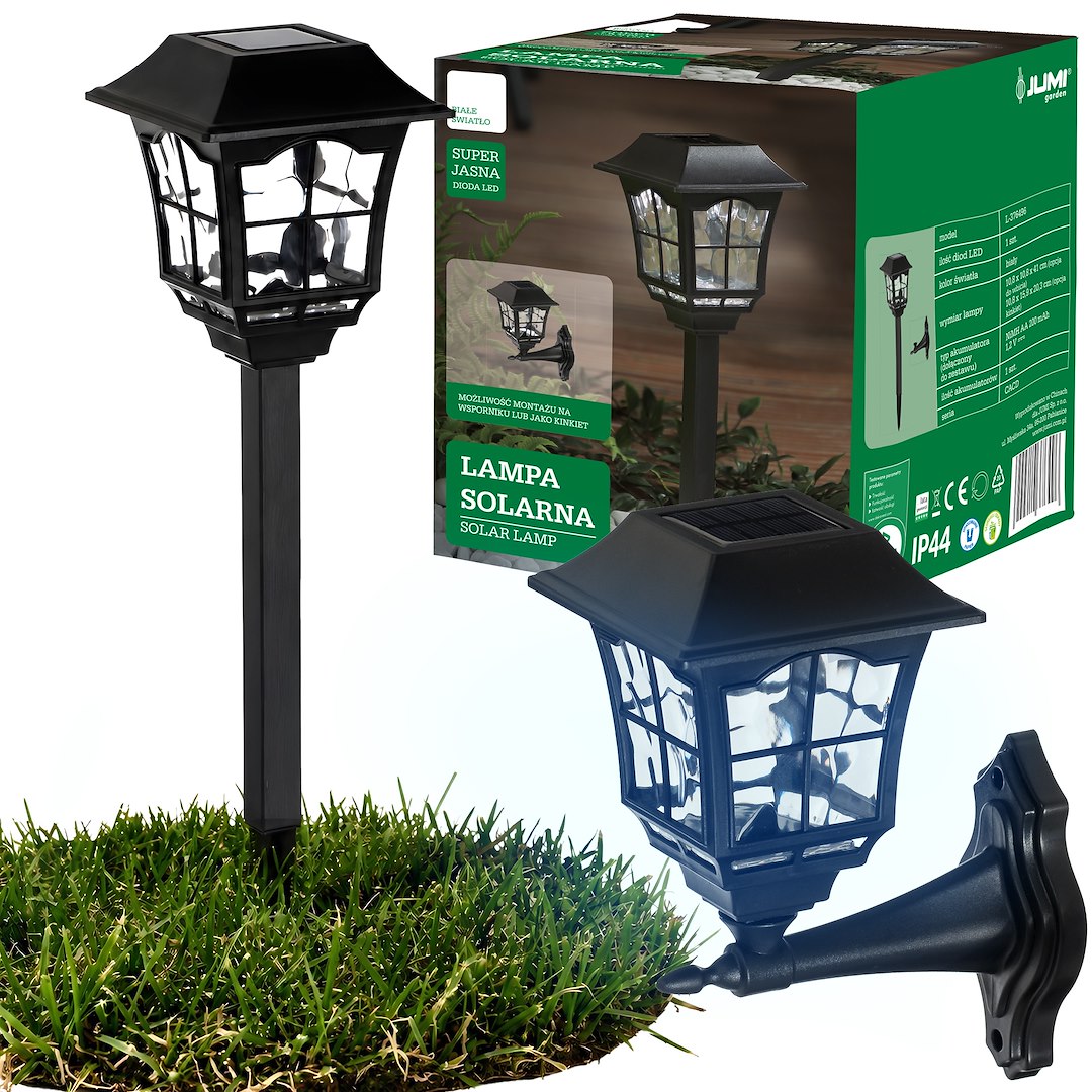 Lampa Solarna Plastikowa 2w1