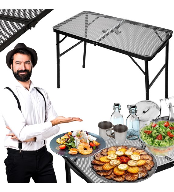 Stolik składany campingowy 80x40x66cm