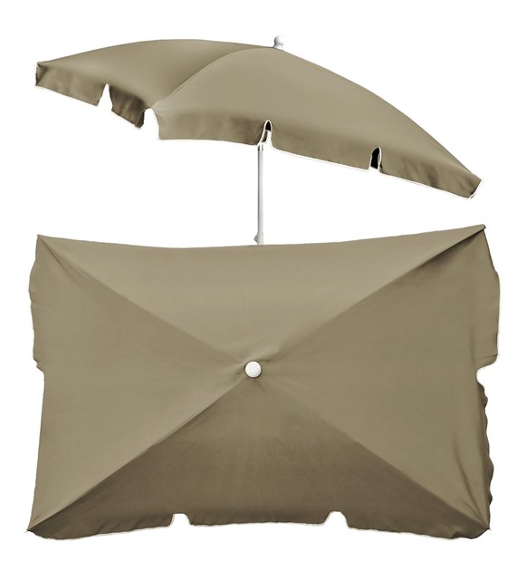 Parasol balkonowy uchylny ( z przegubem ) 200x130cm, polyester kolor beżowy