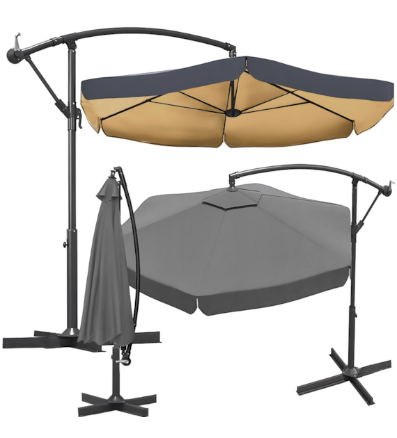 Parasol boczny 350cm, tkanina dwuwarstwowa wodoodporna